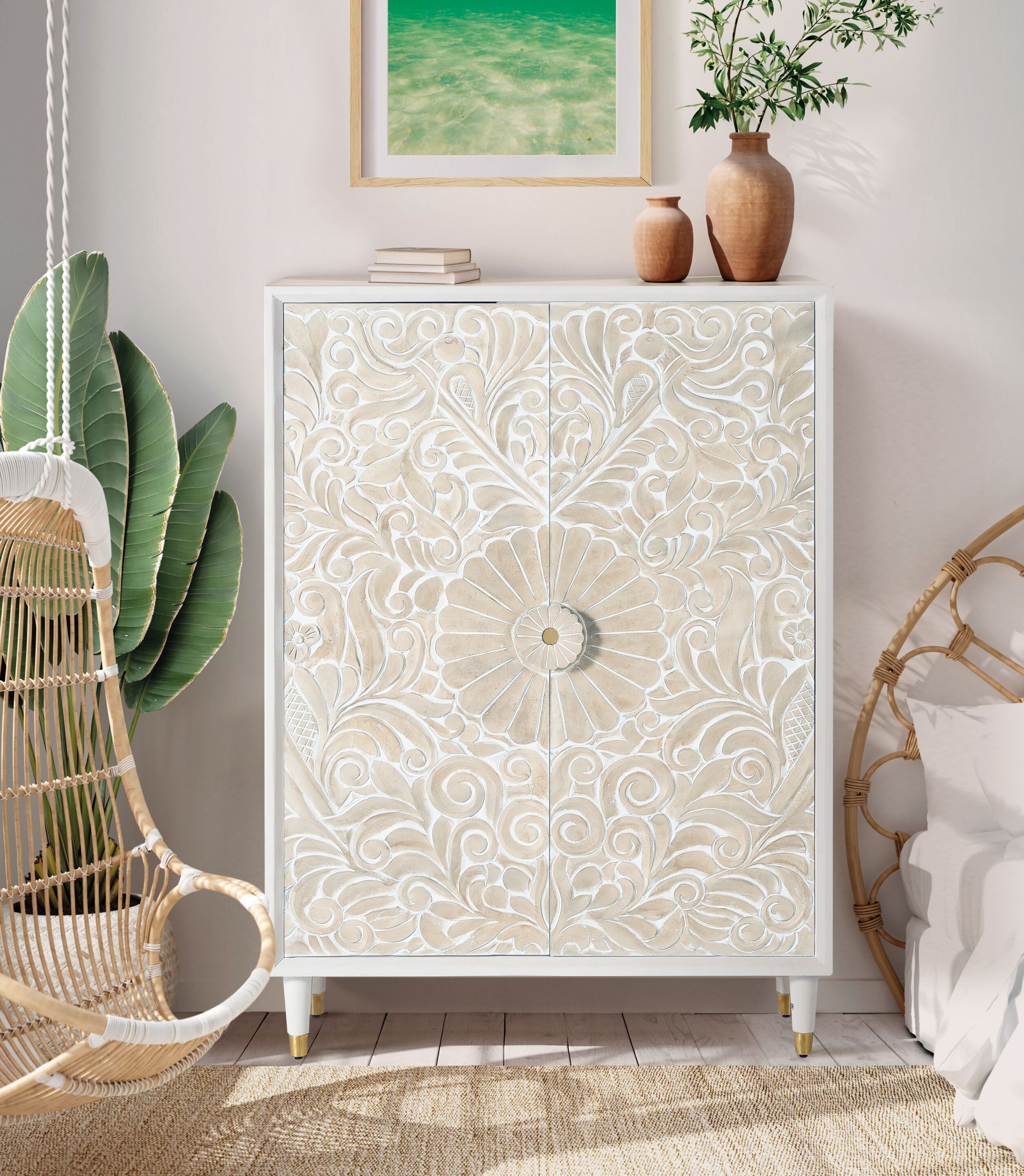 Шкаф из манго Giner y Colomer Bali ARCH-00042163 - Вид №3