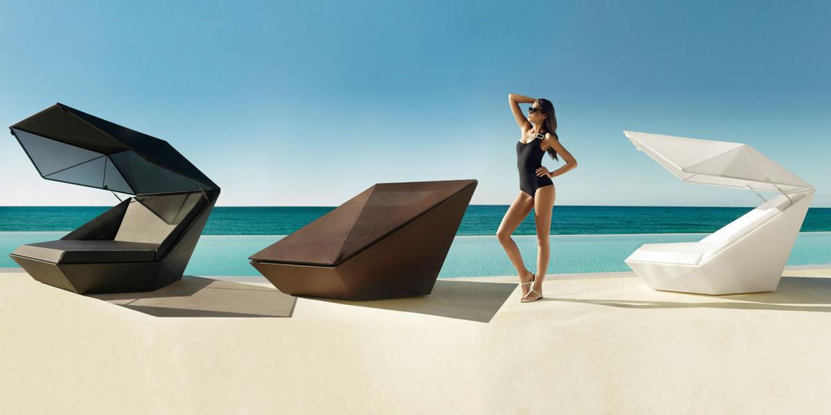 003846 Кровать Lounge с навесом Vondom Faz - Вид №8