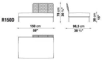 B&B Italia Outdoor Модульный угловой диван Ravel sun-id-1489537 - Вид №16