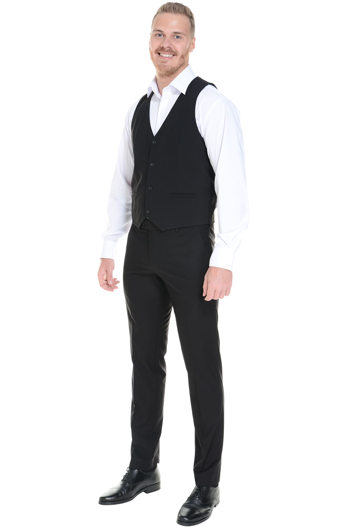 62870 Жилет  мужской BLACK El-Risto  Одежда для официантов  размер 56  - Вид №5