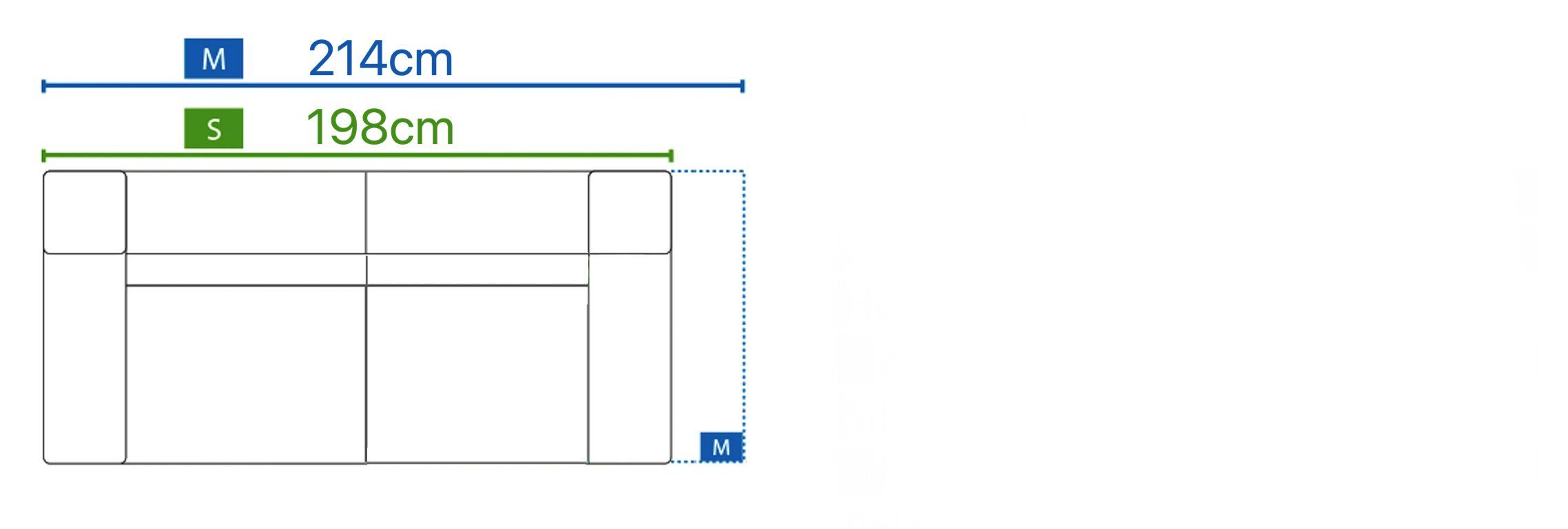 3-местный тканевый диван Sofanella Nanto ARCH-00142594 - Вид №5