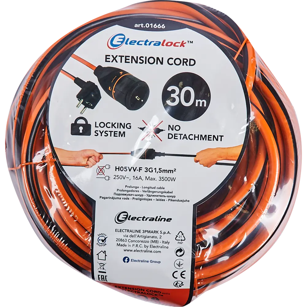 Удлинитель Electraline Electralock с защитной блокировкой 30 метров 82746258 STLM-1549038 - Вид №3