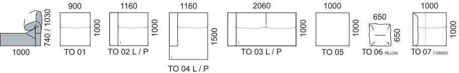 mminterier Секционный диван со съемным чехлом из ткани sun-id-1374453 - Вид №4