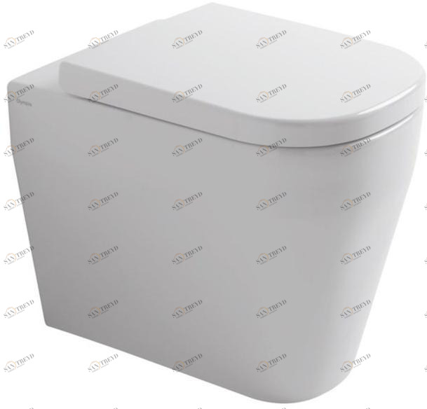 Tue1103r01 Приставной унитаз напольный Белый Olympia Ceramica TUTTO EVO Италия