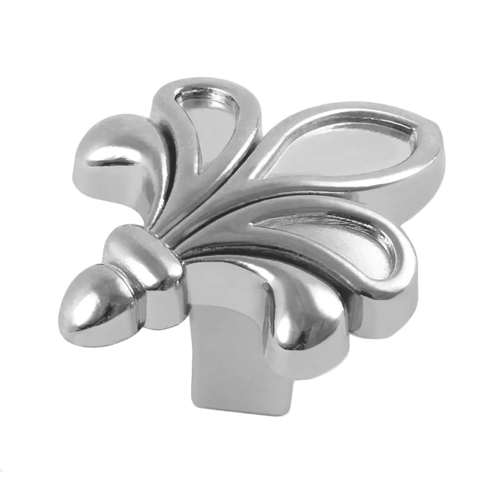 Мебельная ручка-кнопка RC423CP.4 металл цвет глянцевый хром BOYARD STLM-2064931