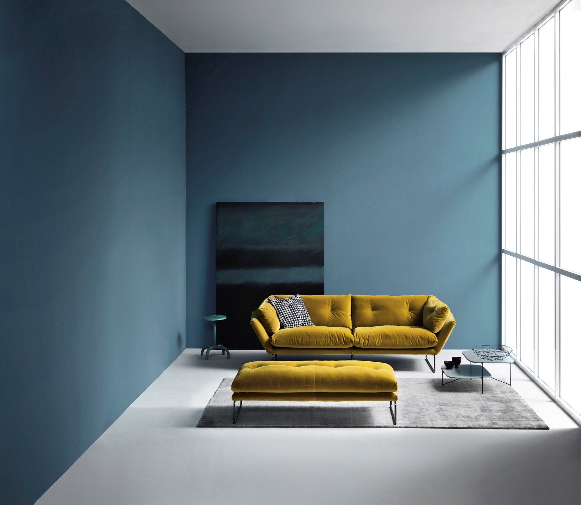 Тканевая мягкая подставка для ног Saba Italia Нью-Йорк ARCH-00136747 - Вид №4