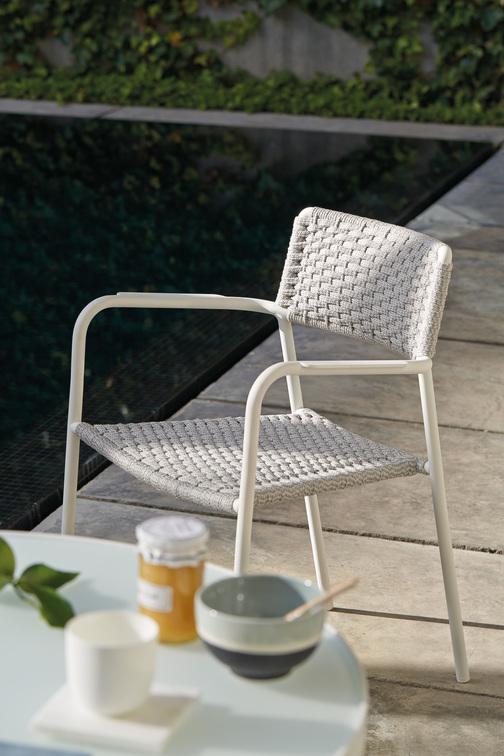 MNST30 Стул лава веревка 11мм антрацит Manutti Echo - Вид №1