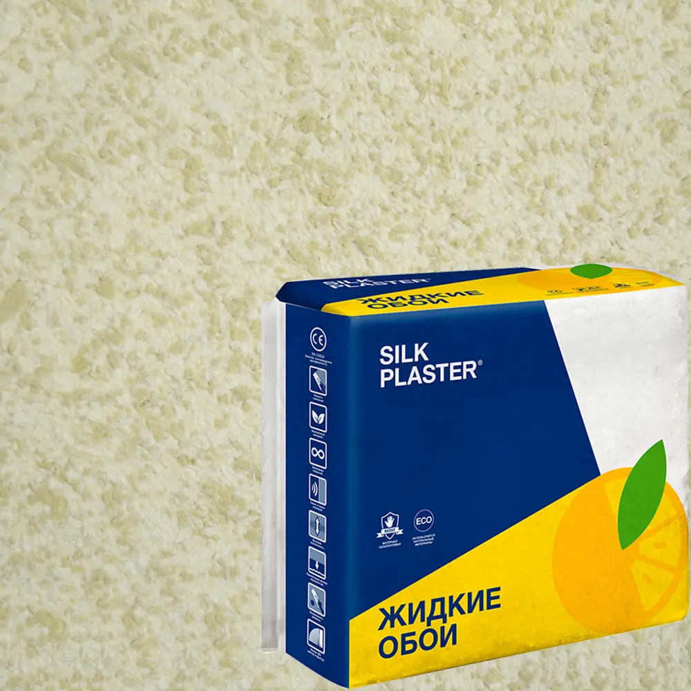 Жидкие обои Silk Plaster Absolute А208 0.7 кг цвет фисташковый пастельный STLM-2198371
