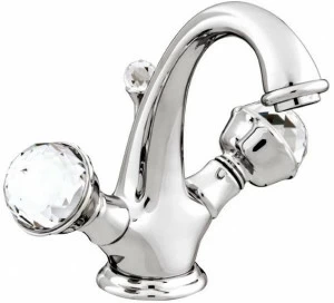 Bronces Mestre Смеситель для умывальника на одно отверстие с кристаллами swarovski® Pacifica