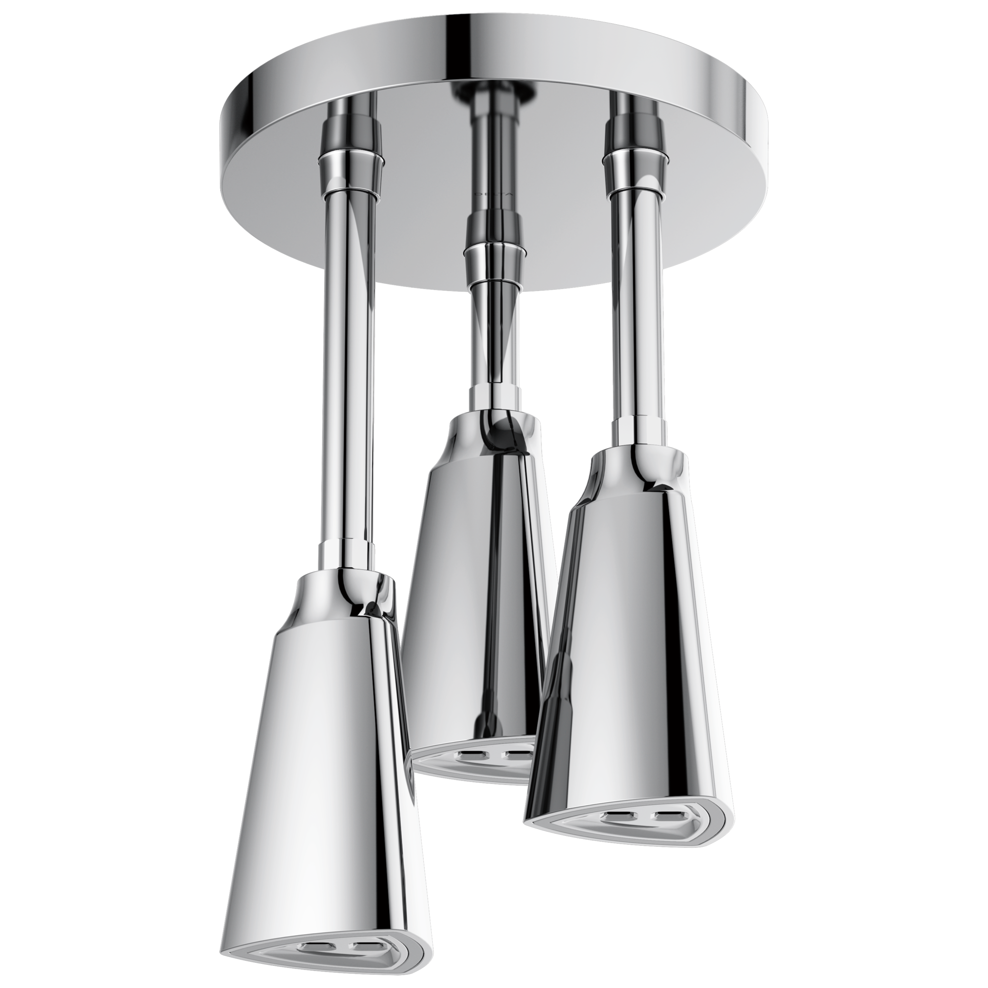 57140-25-L Подвесная душевая лейка Raincan со светодиодной подсветкой H2Okinetic® Delta Faucet Universal Showering Хром 