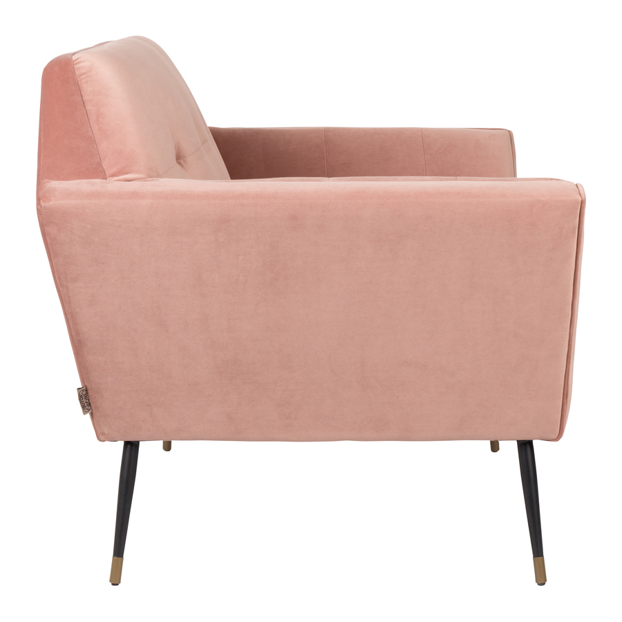 Кресло Kate розовое низкое под бархат Dutchbone 3100061 - Вид №4