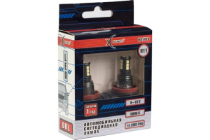 18688176 Автомобильная лампа H11/H8/H16-15SMD PRO 5000K 12V, 2 шт. 1009604 XENITE