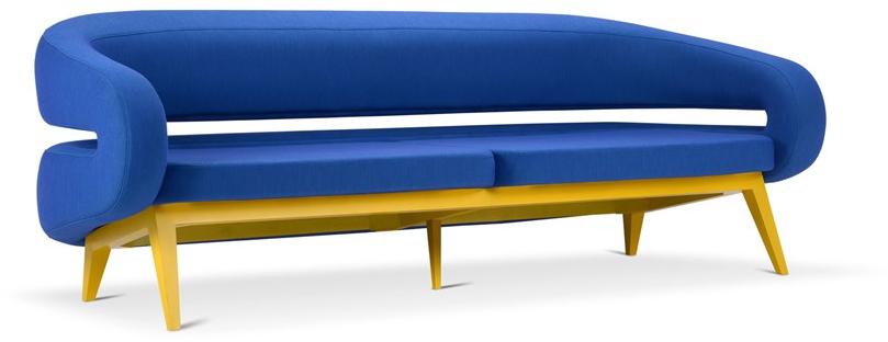 Adrenalina 3-х местный тканевый диван Roche sun-id-1449535 - Вид №1