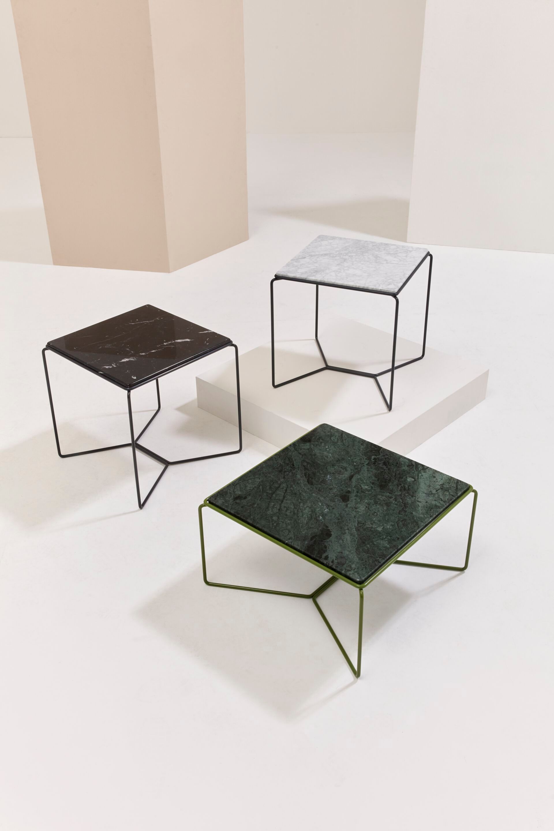 Стальной квадратный низкий журнальный столик Billiani ARCH-00108205 - Вид №3