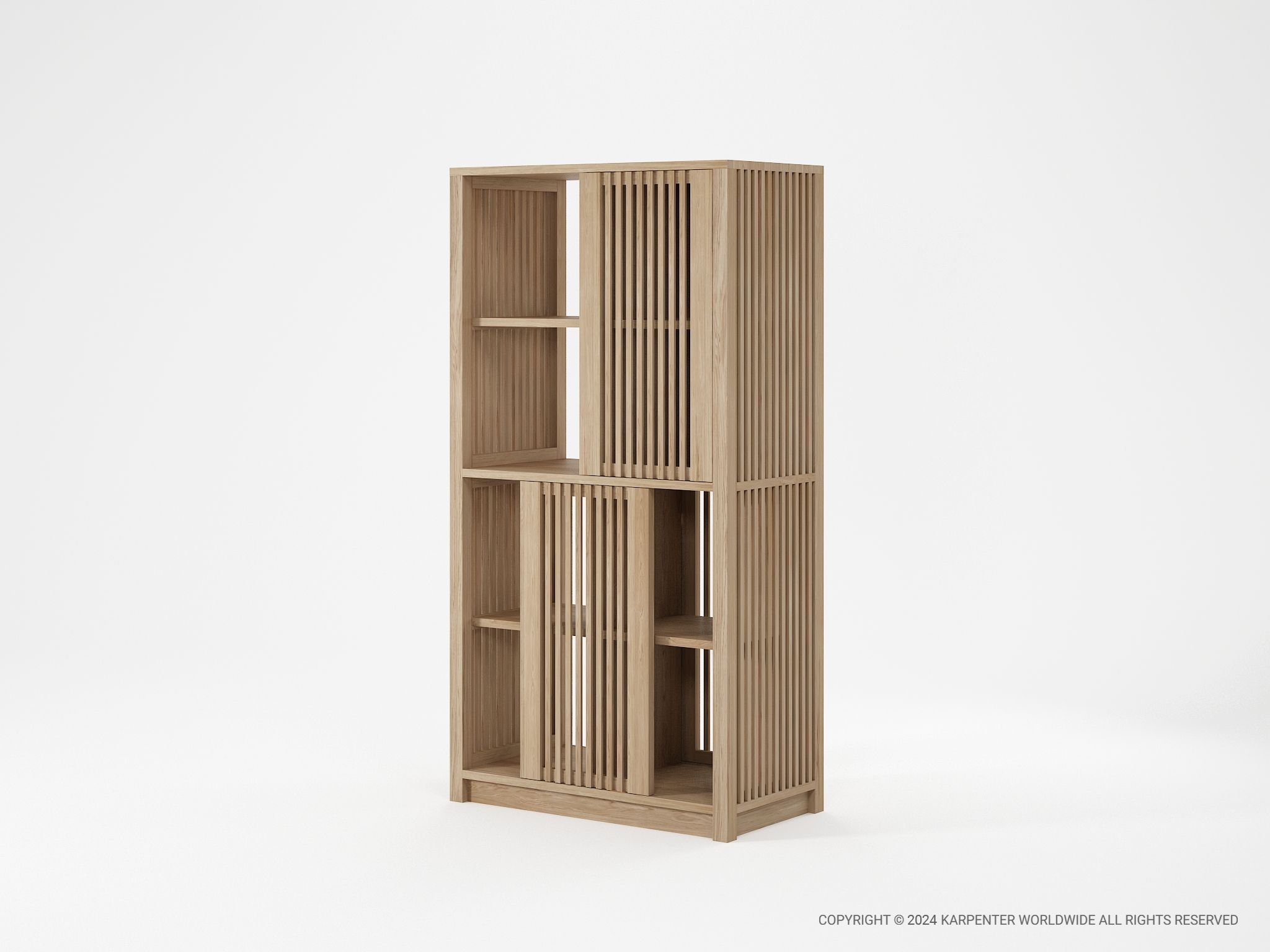 Деревянный шкаф с раздвижными дверями KARPENTER Ray ARCH-00037946 - Вид №3