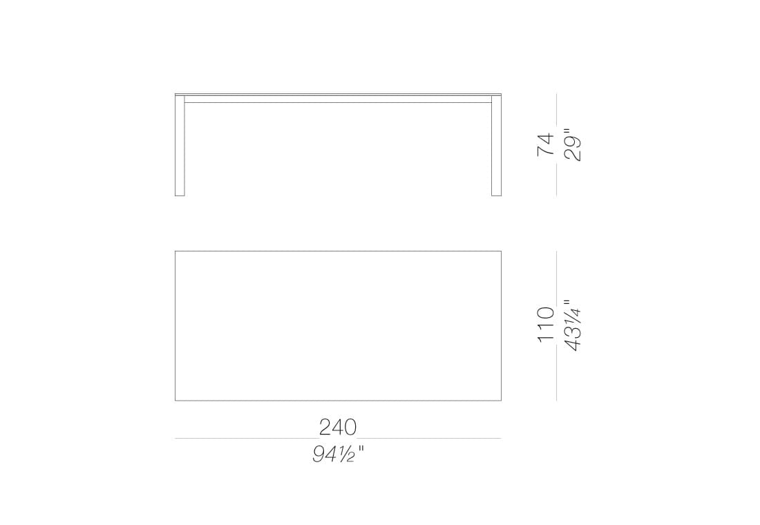 Прямоугольный садовый стол Lapalma APTA OUTDOOR ARCH-00090097 - Вид №10