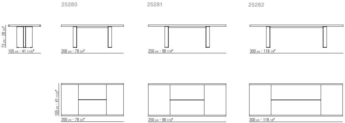 Flexform Прямоугольный стол с деревянной столешницей sun-id-1466333 - Вид №5
