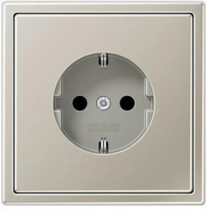 JUNG Электрическая розетка из нержавеющей стали Ls 990