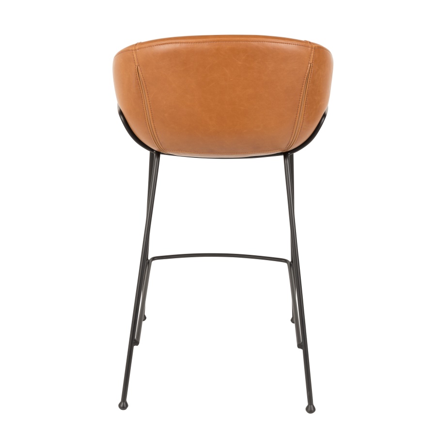 Табурет высокий Feston коричневый Zuiver 1500048 - Вид №6