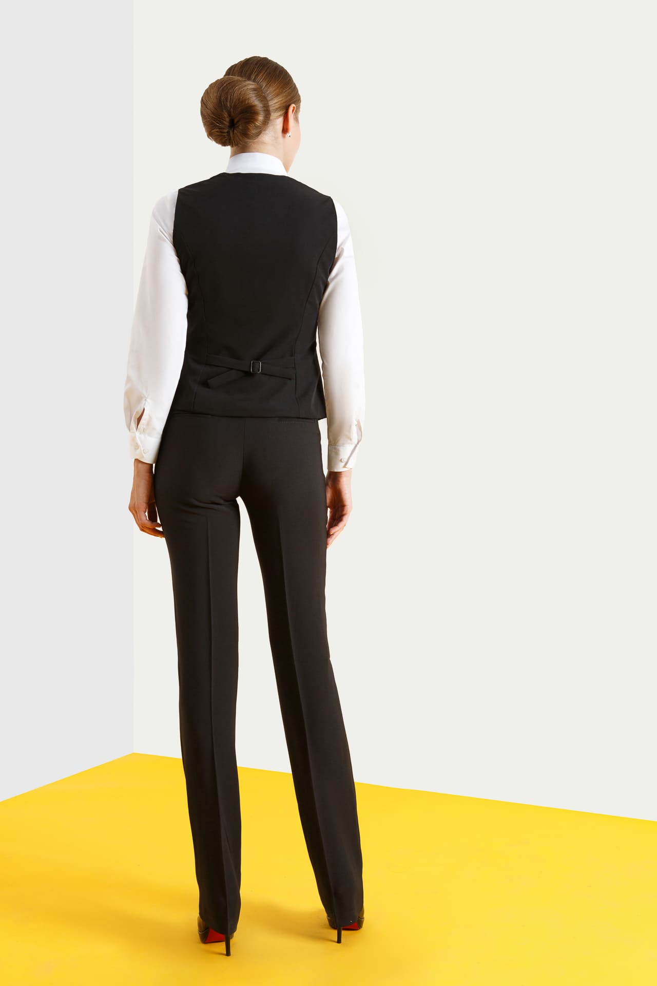 62874 Жилет  женский BLACK El-Risto  Одежда для официантов  размер 48  - Вид №5