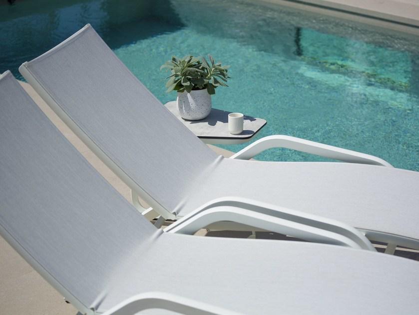 Les jardins Треугольный алюминиевый садовый столик Yolo sun-id-1450063 - Вид №3