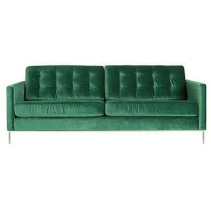 Диван Kalle, трехместный, зеленый