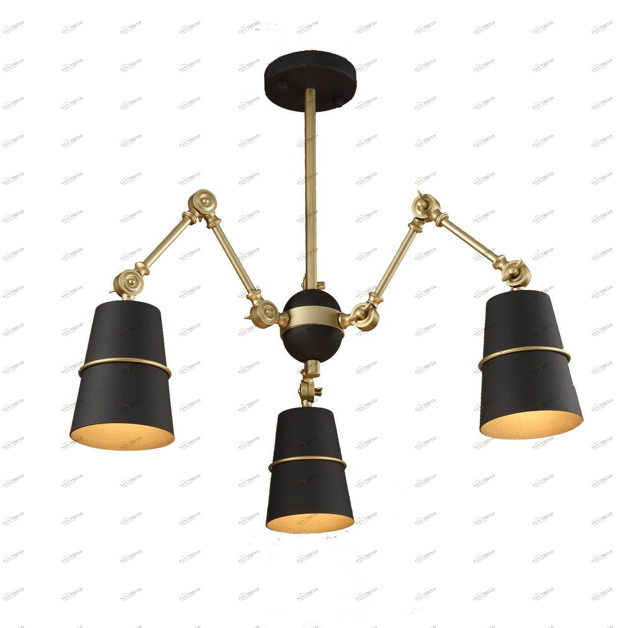 Подвесная люстра ST Luce Sorspreso SL458.422.03 черная ST LUCE ДИЗАЙНЕРСКИЕ, SORSPRESO 138332 Черный 