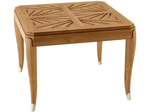 Квадратный стол из тикового дерева