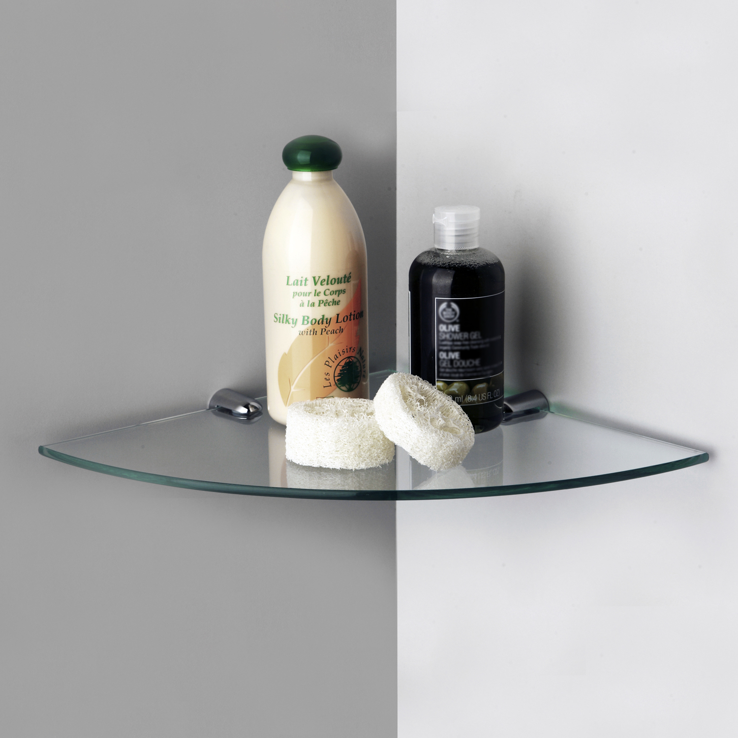 K-533 Полка стеклянная угловая WasserKRAFT 