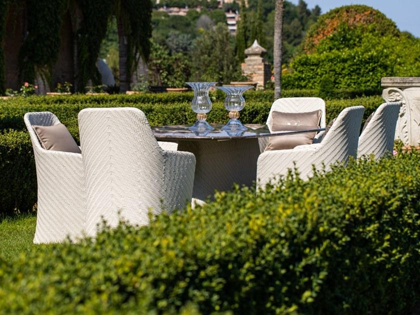 Samuele Mazza Outdoor Садовый стул из пластмассы с подлокотниками Kenzia sun-id-1345399 - Вид №1