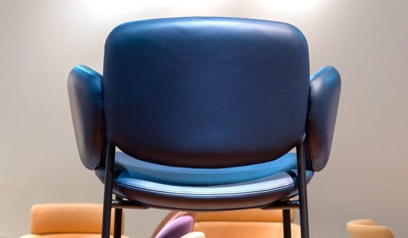 arrmet Мягкое кожаное кресло с подлокотниками Macka sun-id-1373340 - Вид №2