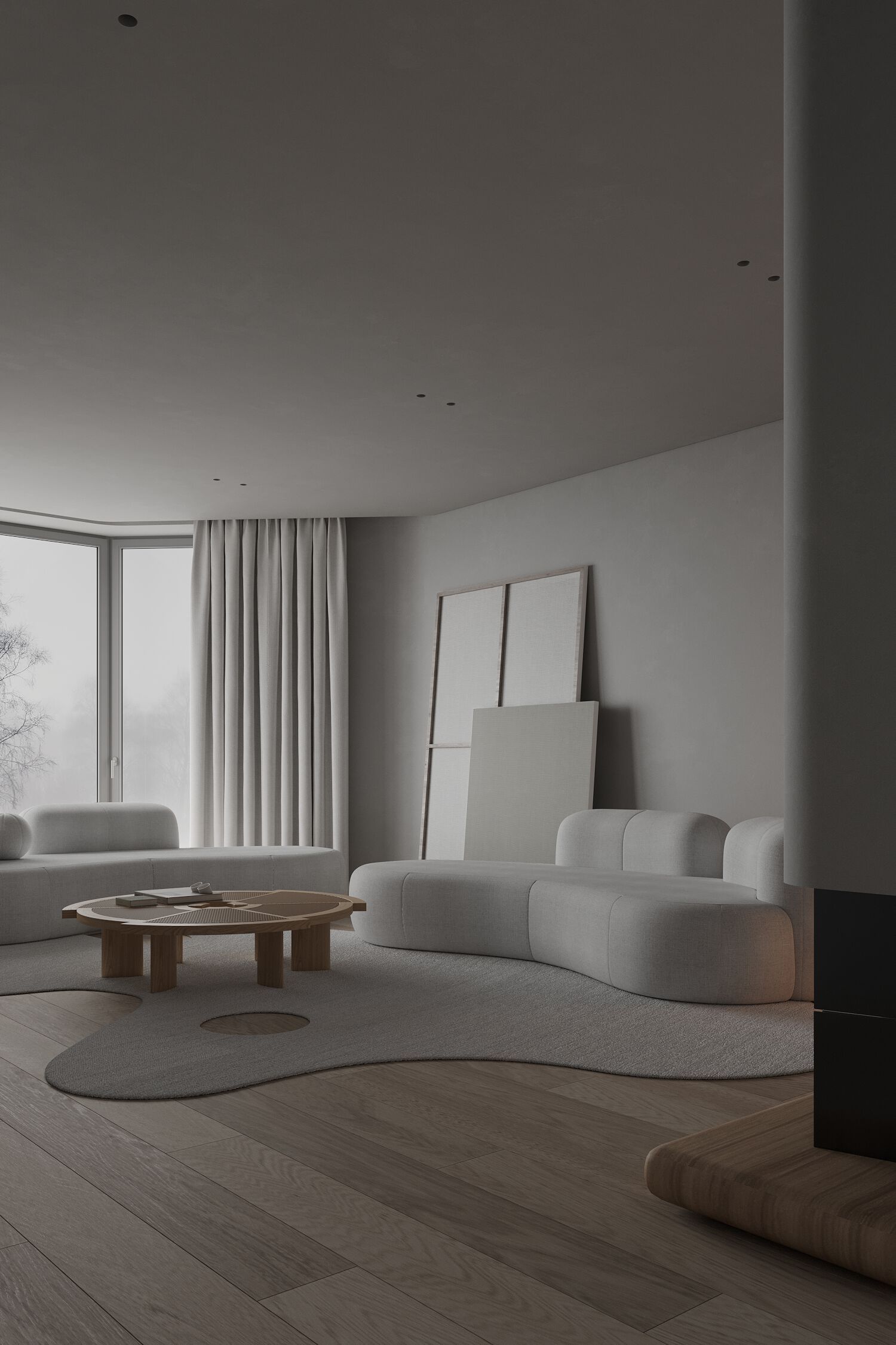 4-местный изогнутый тканевый диван Secolo TATEYAMA XL ARCH-00033003 - Вид №5