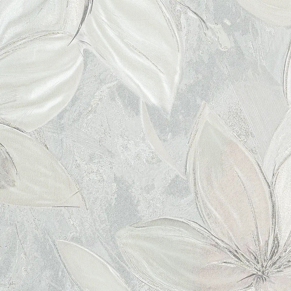 Флизелиновые обои Victoria Stenova Lola серые с цветочным узором в стиле кантри 89423700 STLM-1573809 - Вид №2