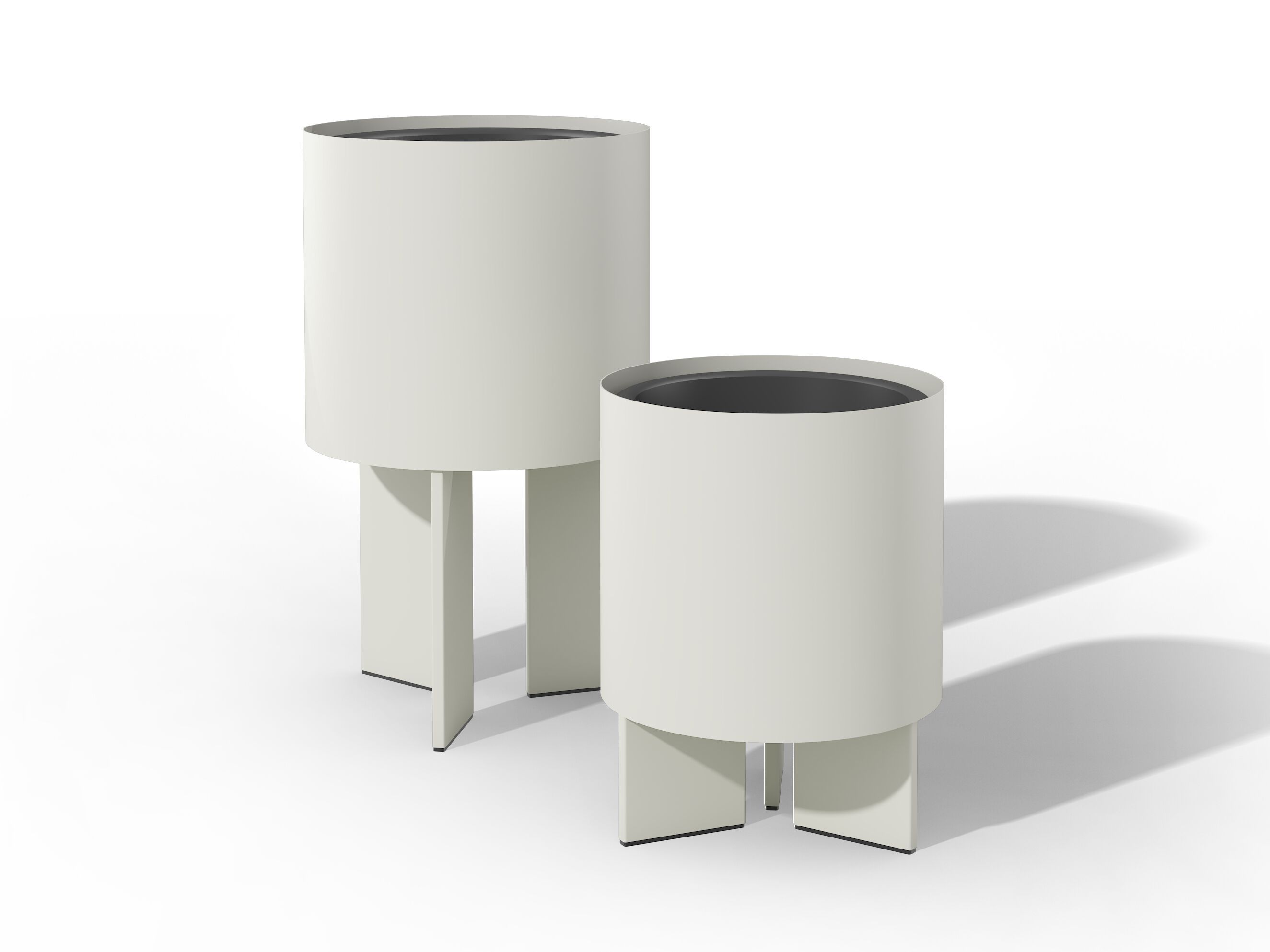 Алюминиевая круглая ваза Systemtronic Croma ARCH-00029596