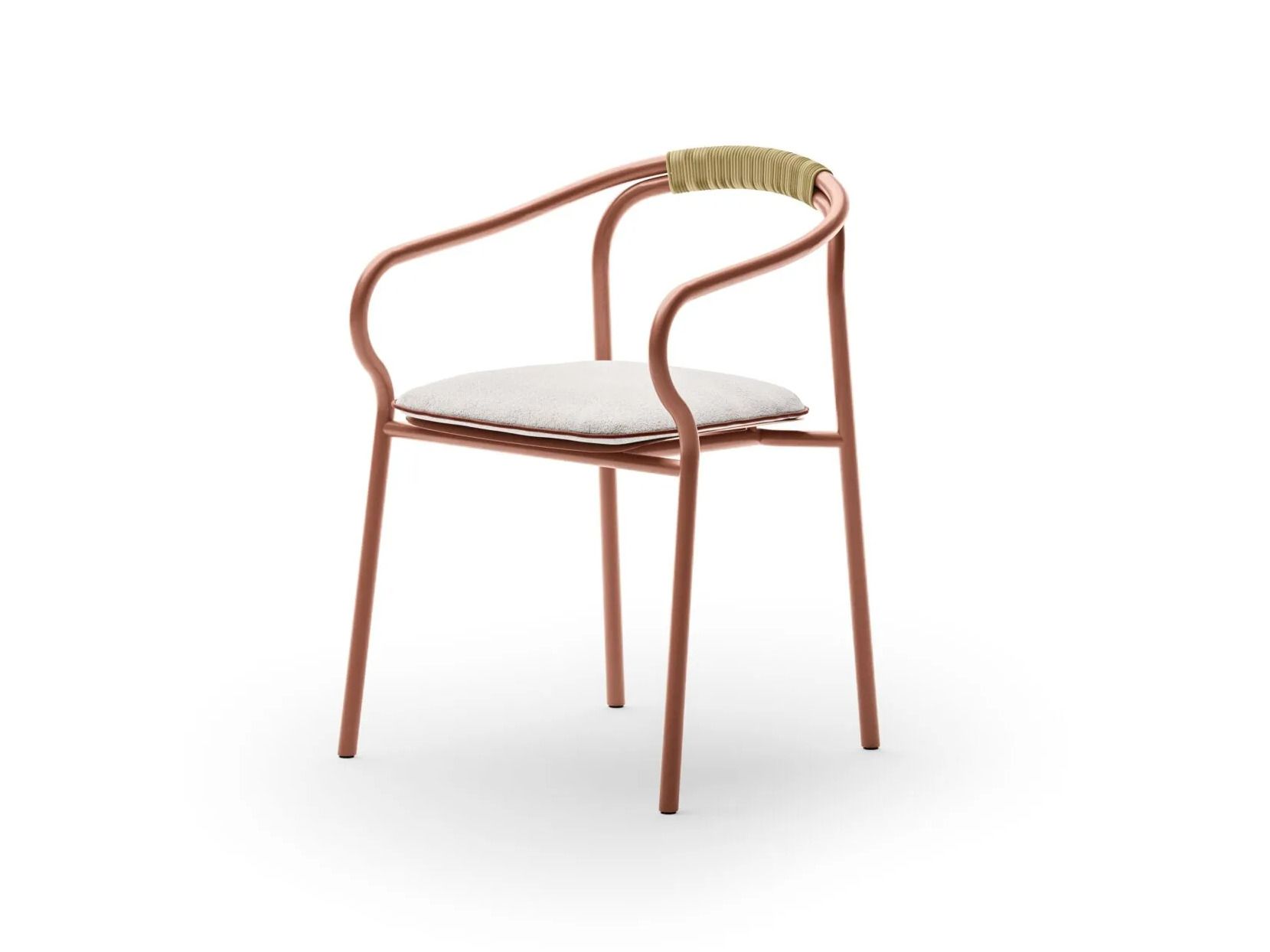 Алюминиевый садовый стул с подлокотниками Unopiù Salò ARCH-00071803