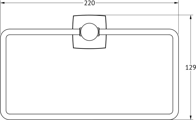 ESP 022 Держатель полотенца FBS Esperado - Вид №1