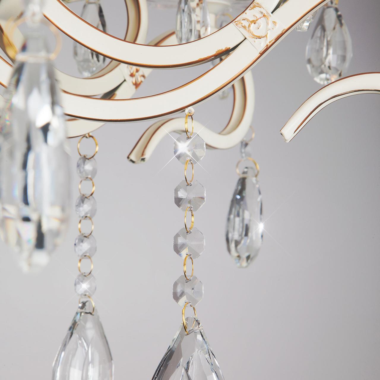 Потолочная люстра Eurosvet 12205/6 белый Strotskis EUROSVET ДИЗАЙНЕРСКИЕ 182461 Белый  - Вид №3