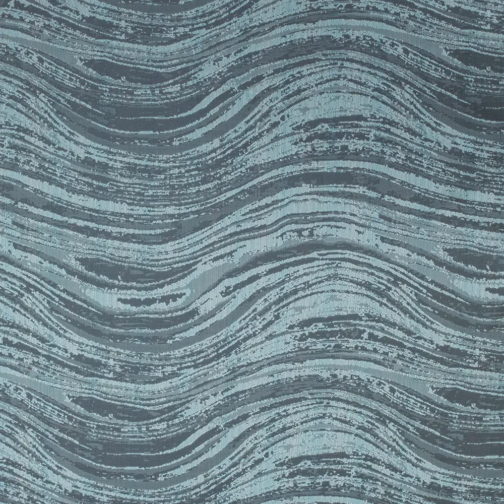 Штора на ленте Волны 28986 160x260 см цвет бирюзовый AMORE MIO STLM-2026792 - Вид №1