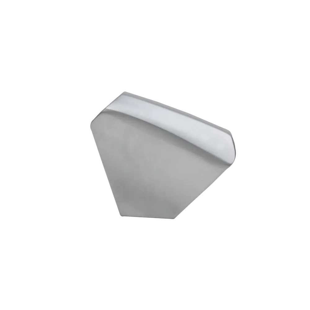 Мебельная ручка-кнопка Kubic цвет хром AKS STLM-2057501 - Вид №1