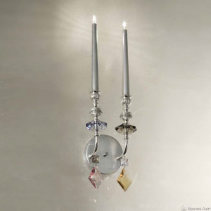 Masiero CHIC A2 N F02 Foglia Argento бра