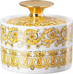 10649020 Rosenthal Versace Сахарница Rosenthal Versace Медуза Рапсодия 230мл, фарфор Фарфор