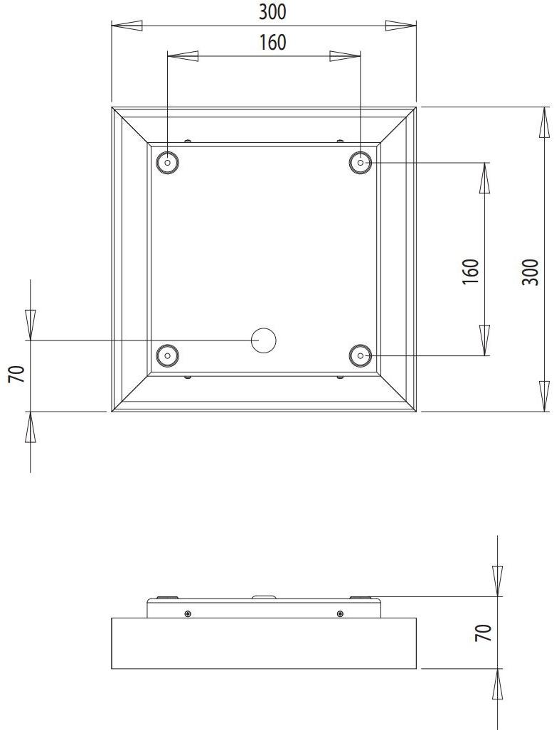 Astro Lighting Светодиодный потолочный светильник из алюминия и поликарбоната Taketa 1169010  - Вид №3