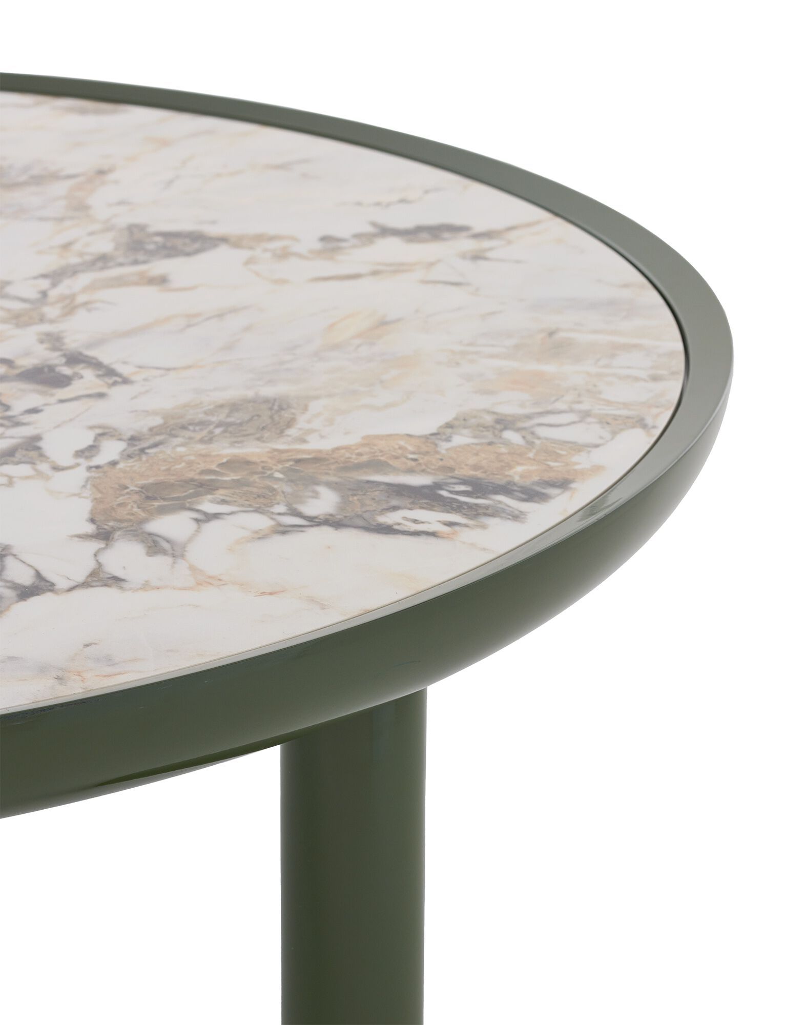 Низкий круглый журнальный столик из керамогранита Kartell K-TOP ARCH-00062411 - Вид №7