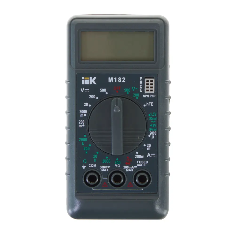 Мультиметр цифровой IEK Compact M182 STLM-2106739