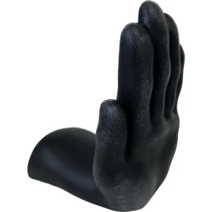 Подставка Ладонь гипс 12.5x9.5x16 см цвет черный