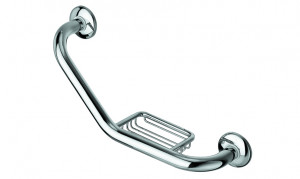 04104/S Поручень для ванны с мыльницей. Bongio Royale80