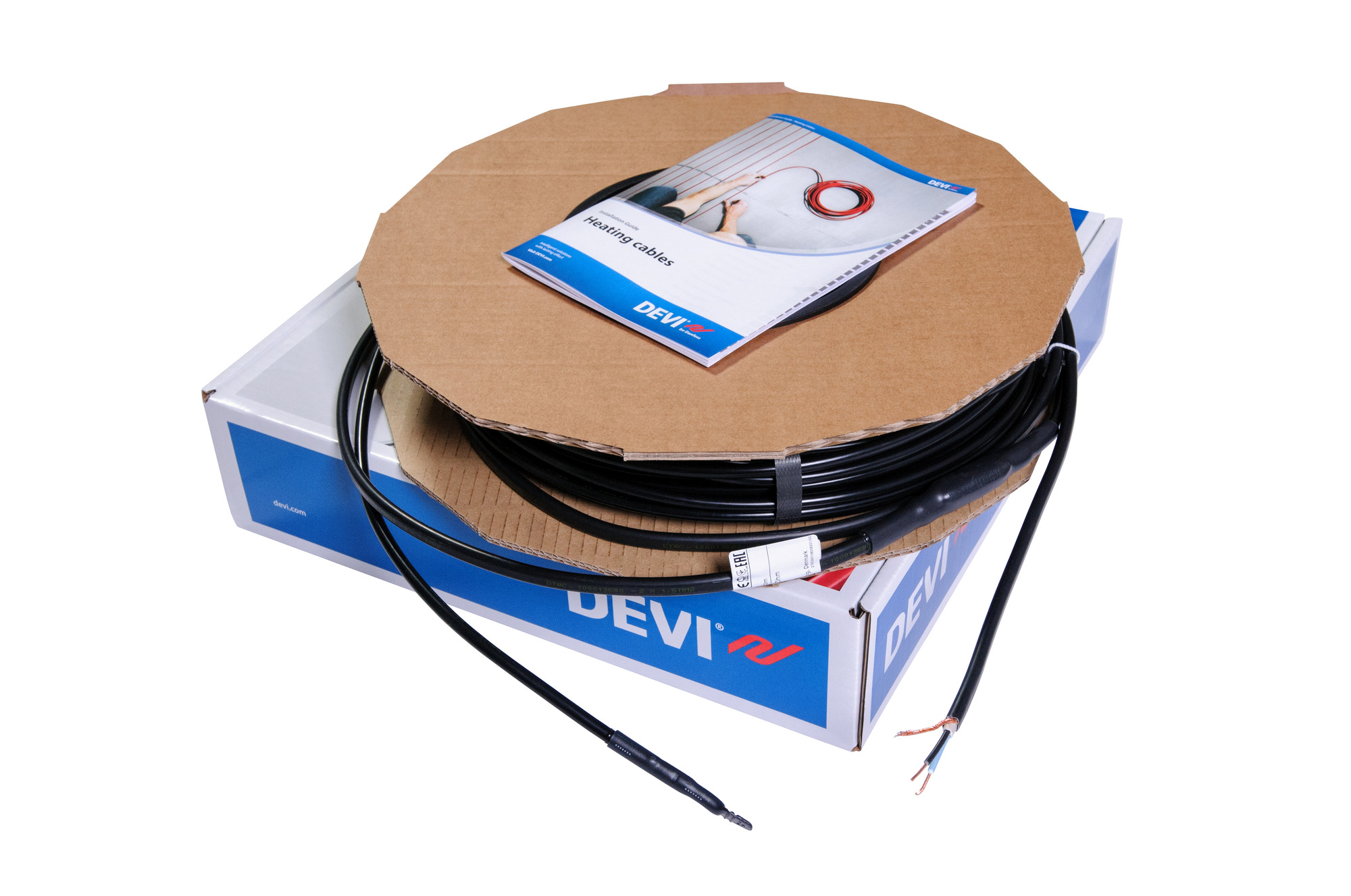 Danfoss DEVIsafe™ 20T — двухжильный нагревательный кабель для системы антиобледенения и "теплый пол" DEVIsafe 20T кабель 250Вт 230В 12м 140F1274  - Вид №9