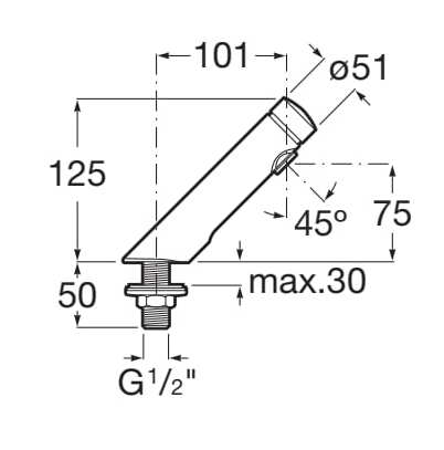Смеситель для раковины с таймером Roca Avant ARCH-00100814 - Вид №2
