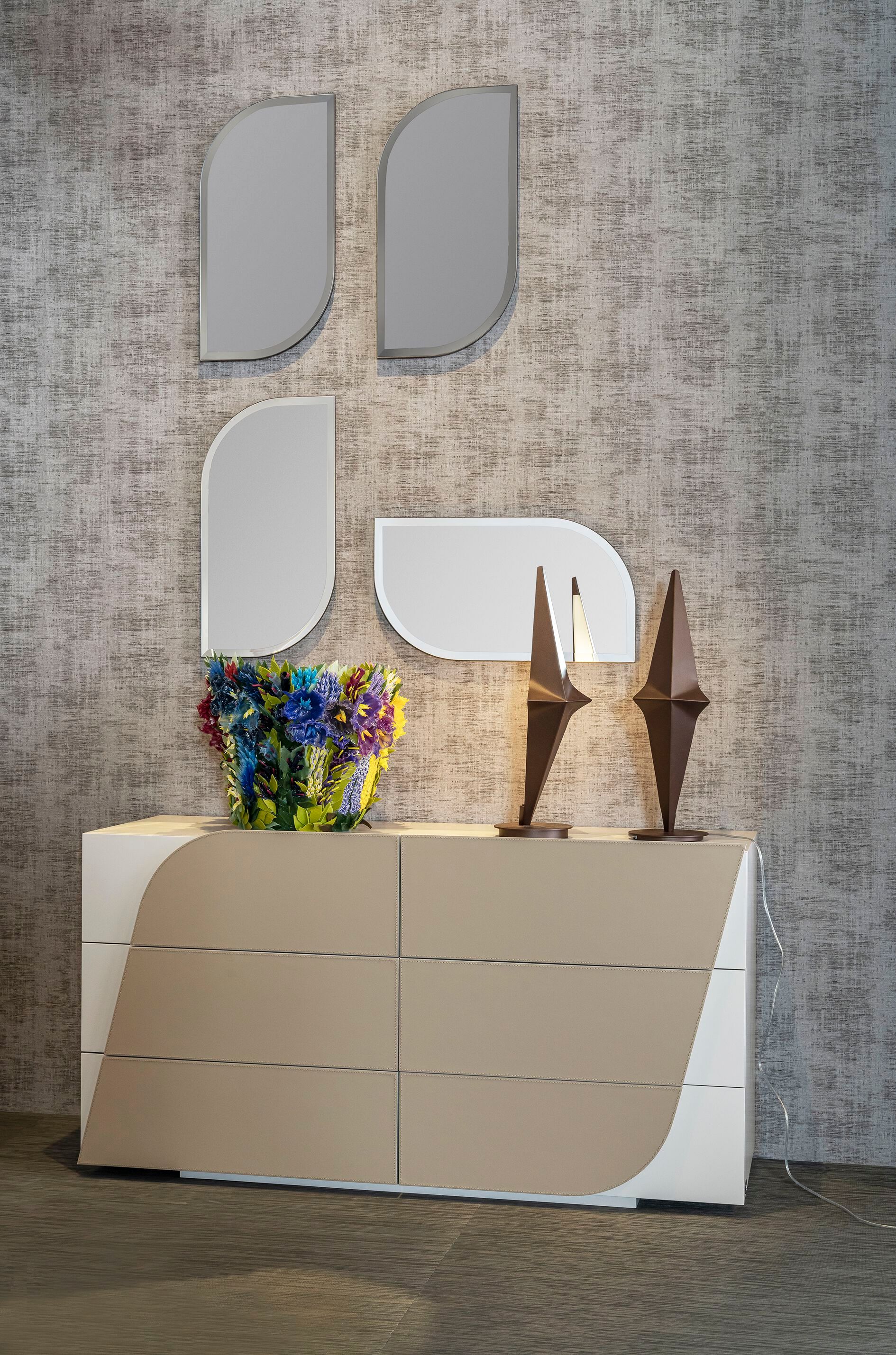 Комод с кожаной обивкой Bizzotto Italia Нара ARCH-00135493 - Вид №3