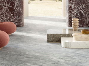 Пол / керамогранит с мраморным эффектом